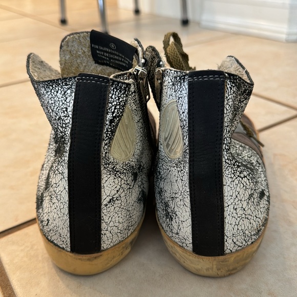 Golden Goose, Francy, size 42, gray and white washed with silver star - Picture 3 of 5
